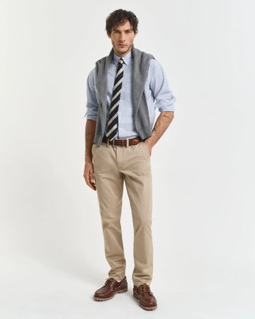 Παντελόνι Chinos Twill Σε Στενή Γραμμή (L34) GANT